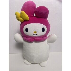 My Melody “HugMees” Sanrio 12” Plush Yellow Bow Pink Headpiece. No Tag